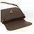 Céline Borsa a Spalla in Tela Macadam CELINE in Pelle PVC Marrone Oro Auth 171040 D'oro - vista 17