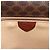 Céline Borsa a Spalla in Tela Macadam CELINE in Pelle PVC Marrone Oro Auth 171040 D'oro - vista 18