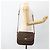 Céline Borsa a Spalla in Tela Macadam CELINE in Pelle PVC Marrone Oro Auth 171040 D'oro - vista 23