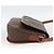 Céline Borsa a Spalla in Tela Macadam CELINE in Pelle PVC Marrone Oro Auth 171040 D'oro - vista 4