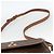 Céline Borsa a Spalla in Tela Macadam CELINE in Pelle PVC Marrone Oro Auth 171040 D'oro - vista 8