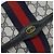 GUCCI GG Supreme Sherry Line Clutch Bag PVC Blu Navy Rosso 84 01 007 Auth ARZ315 - vista 12