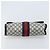 GUCCI GG Supreme Sherry Line Clutch Bag PVC Blu Navy Rosso 84 01 007 Auth ARZ315 - vista 7