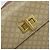 Céline Borsa a mano in tela Macadam CELINE PVC 2 in 1 Beige Oro Auth BSZ537A D'oro - vista 20