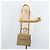 Céline Borsa a mano in tela Macadam CELINE PVC 2 in 1 Beige Oro Auth BSZ537A D'oro - vista 25
