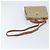 Céline Borsa a mano in tela Macadam CELINE PVC 2 in 1 Beige Oro Auth BSZ537A D'oro - vista 8