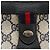 GUCCI GG Supreme Sherry Line Clutch Bag PVC Blu Navy Rosso 89 01 032 Auth 173392 - vista 12