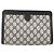 GUCCI GG Supreme Sherry Line Clutch Bag PVC Blu Navy Rosso 89 01 032 Auth 173392 - vista 3