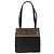 Borsa a Spalla Salvatore Ferragamo in Camoscio Nero e Oro Auth BA11435 D'oro - vista 2