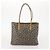 Saint Laurent Borsa Tote in PVC 2 pezzi Grigia Auth fm5232 Marrone - vista 13