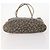 Saint Laurent Borsa Tote in PVC 2 pezzi Grigia Auth fm5232 Marrone - vista 17