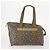 Saint Laurent Borsa Tote in PVC 2 pezzi Grigia Auth fm5232 Marrone - vista 3