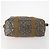 Saint Laurent Borsa Tote in PVC 2 pezzi Grigia Auth fm5232 Marrone - vista 8