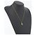 Colar Christian Dior metal tom dourado Auth BA11481 - vista 19