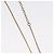 Colar Christian Dior metal tom dourado Auth BA11481 - vista 8