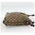 Gucci Borsa a Spalla Abbey GG Canvas Beige Oro 131326 Auth ARZ287 D'oro - vista 5