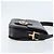 Céline CELINE Pferdewagen Schultertasche aus Leder Schwarz Gold Auth ep13857 Golden - Ansicht 3