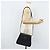 Céline Borsa a mano CELINE in pelle 2 in 1 nera e oro Auth mr2055 Nero D'oro - vista 27