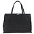 Borsa a mano Christian Dior in nylon nero e argento Auth bs33989 - vista 2