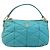 Borsa a Spalla PRADA Nylon Azzurro Chiaro Oro Auth ep13715 D'oro Blu chiaro - vista 13