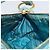 Borsa a Spalla PRADA Nylon Azzurro Chiaro Oro Auth ep13715 D'oro Blu chiaro - vista 19