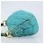 Borsa a Spalla PRADA Nylon Azzurro Chiaro Oro Auth ep13715 D'oro Blu chiaro - vista 4
