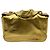 Borsa a spalla in pelle dorata Moschino Biker Jacket D'oro - vista 3