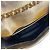 Borsa a spalla in pelle dorata Moschino Biker Jacket D'oro - vista 9