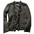 Aspesi Schwarze Wolljacke mit Rüschen