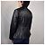 Anna Molinari Blumarine Lederblazer aus den 90ern Schwarz - Ansicht 12