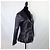 Anna Molinari Blumarine Lederblazer aus den 90ern Schwarz - Ansicht 5