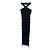 Autre Marque Schwarze Hose mit seitlicher Öffnung - Ansicht 2