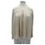 Vilshenko Top plisado crema con seda Beige