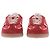 Autre Marque Baskets ALOHAS en cuir rouges Taille 45 - vue 4