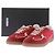 Autre Marque Baskets ALOHAS en cuir rouges Taille 45 - vue 8
