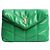 Saint Laurent Clutch trapuntato Loulou verde