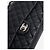 Chanel Borsa Classic Double Flap media in pelle di agnello nera 2010 - vista 5