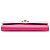 Clutch Chyc Ligne in pelle rosa Saint Laurent - vista 3