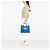 Prada Grande Borsa Doppia in Pelle Saffiano Blu - vista 7