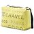 Chanel Flap in Pelle di Vitello Gialla Perforata con Logo e Occhielli Giallo - vista 2
