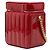 Borsa Vanity Vicky Monogram in Patente Matelassé Rossa Saint Laurent Rosso - vista 2
