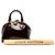 Louis Vuitton Alma BB in Vernis Monogram Viola Porpora - vista 8