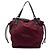 Burberry Rote Supernova Karomuster Nylon Buckleigh Tasche Bordeaux