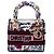 Dior Mini Florilegio Lady D Lite en lienzo bordado blanco