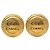 Orecchini a clip con bottone logo in oro placcato Chanel D'oro
