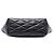 Borsa a spalla Sade Mini in agnello trapuntato nero di Saint Laurent - vista 3