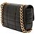 Céline Borsa a spalla in pelle di capra matelassé nera monocromatica Celine con catena Nero - vista 2