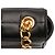 Céline Borsa a spalla in pelle di capra matelassé nera monocromatica Celine con catena Nero - vista 8