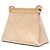 Borsa piccola Chanel in pelle di vitello dorata con chiusura a bacio D'oro - vista 2