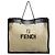Fendi braune Netz-Tote